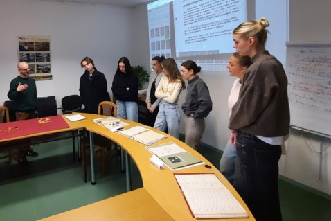 Exkurze studentů Humanitních studií do Archivu bezpečnostních složek