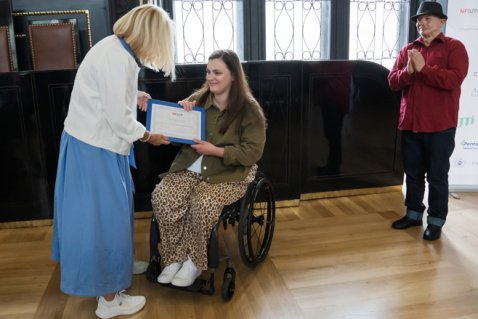 Kristýna Tůmová získala ocenění „Zdravotně postižený zaměstnanec roku“