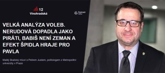 Petr Just – velká analýza voleb