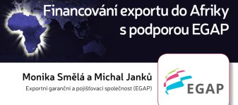 Financování exportu do Afriky s podporou EGAP